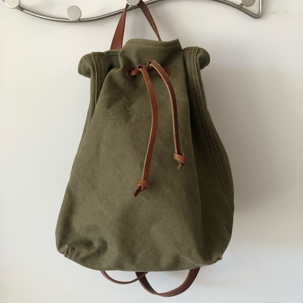 Brand New Madewell Canvas & Leather backpack